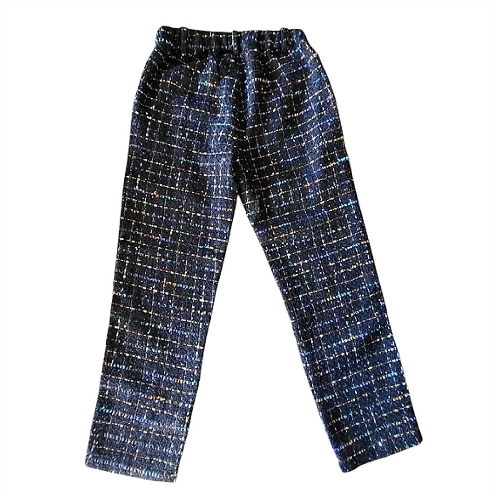 Venus Sz 2 Plaid Tweed Cropped Ankle Dress Pants Textured Business Casual EUC - Picture 9 of 10